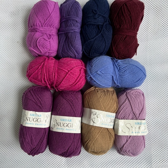 Sirdar Snuggly Yarn DK Double Knitting Assorted 50g each 4 New 5 used have 40+ g - Picture 1 of 5